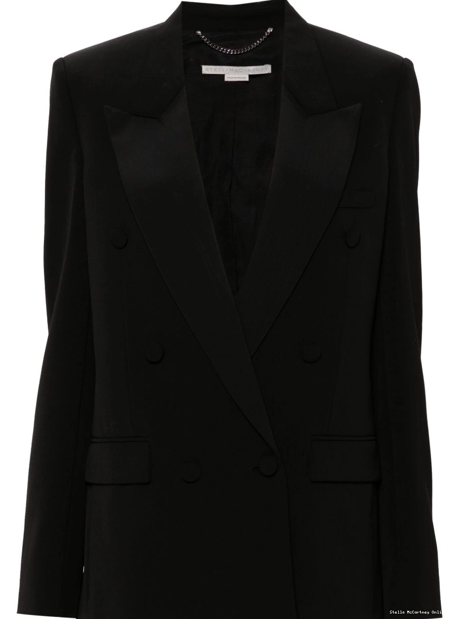 Cheap blazer double-breasted twill Women McCartney Stella 0408